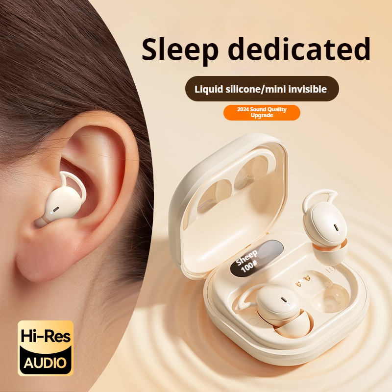 Sleep Mask Headphones Bluetooth - M72 ミニポータブルワイヤレスイヤホン Bluetooth インイヤーイヤホンノイズリダクション目に見えない睡眠用イヤホン HIFI ステレオ音楽ヘッドセット