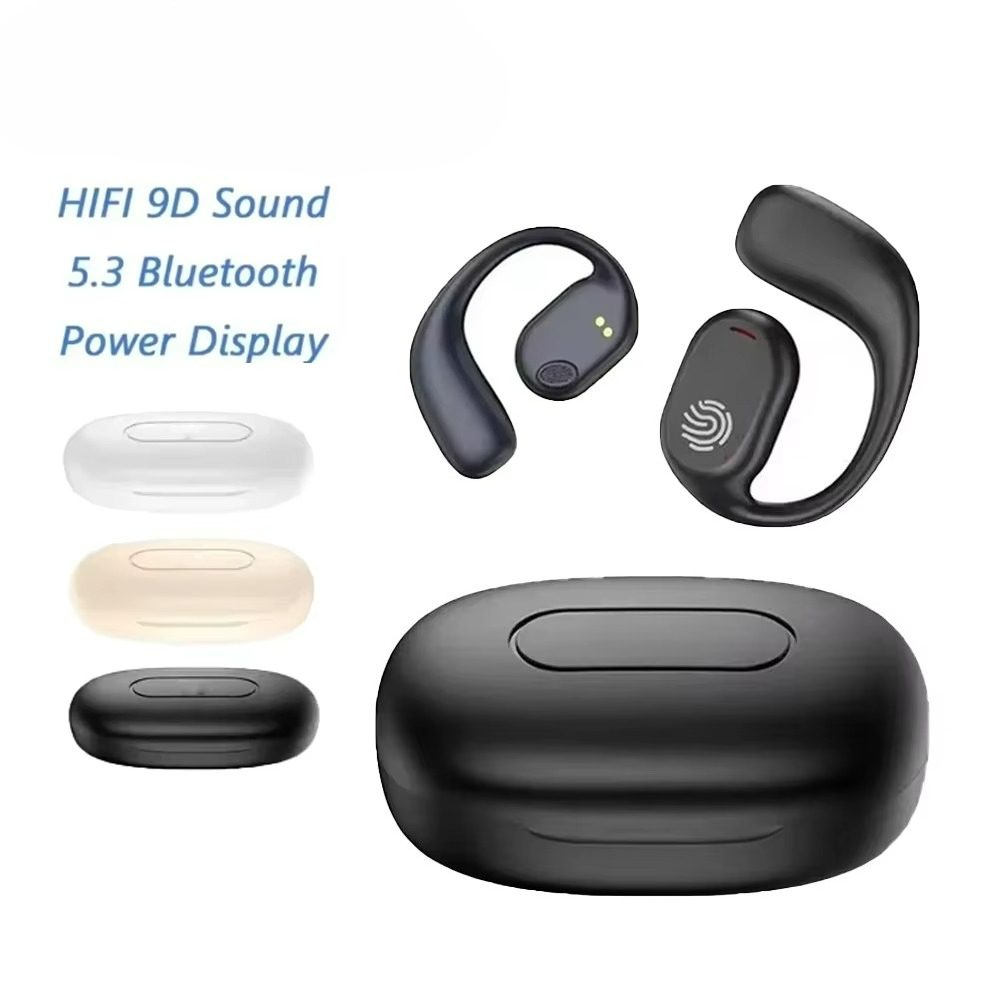 Headphones - 2028 QCY 骨伝導イヤホン スポーツ Bluetooth 5.3