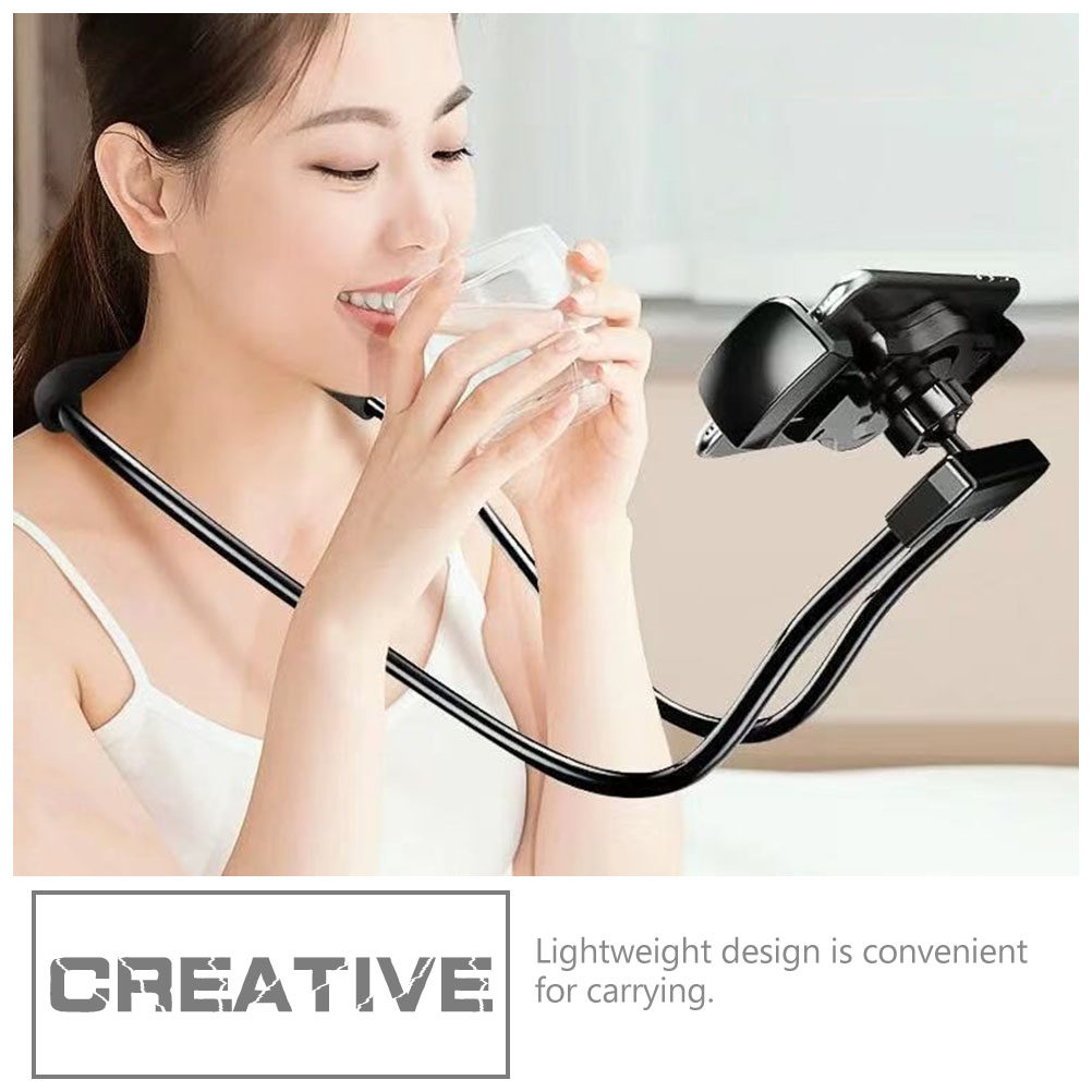 首掛け式スマートフォンホルダー。汎用性があり、角度調整可能。 - Tablets のレビューと価格