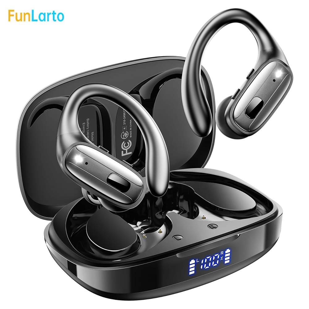 スポーツ Bluetooth 5.3 ヘッドフォン ワイヤレ - Type C Wired Earphones With Mic のレビューと価格