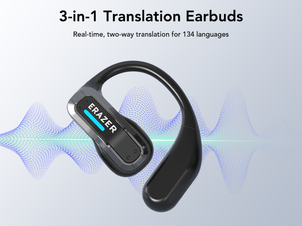 ERAZER X8：リアルタイム翻訳機能付きヘッドホン。マイ - Headphones のレビューと価格