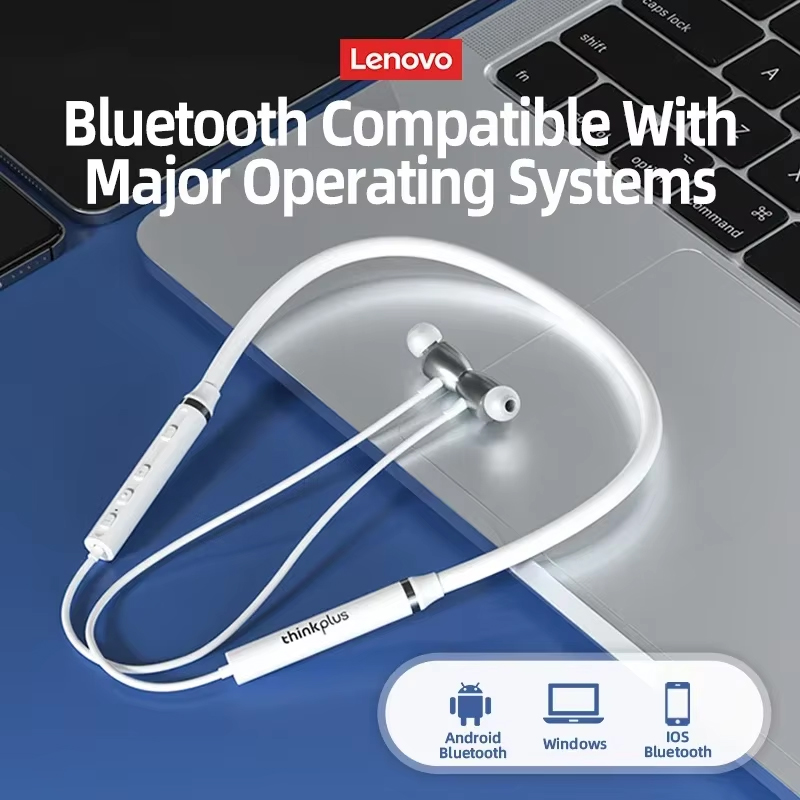 100% オリジナルレノボ HE05X Bluetooth  - Magnetic Neckband Sports Earphones のレビューと価格