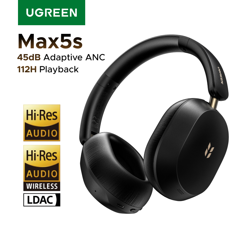 2026年新改良版 UGREEN Max5s オーバーイヤー - Anc Wireless Over Ear Headphones のレビューと価格